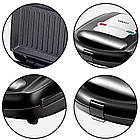 Мультимейкер 750Вт + 6 знімних пластин, від мережі, Sokany SK-B908 / Вафельниця / Електрогриль, фото 5