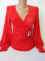 Святкові блузи із шифоновими рукавами.