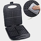 Вафельниця для бельгійських вафель 4 порції, 2000Вт, EB-64407 / Електровафельниця / Вафельниця електрична, фото 4