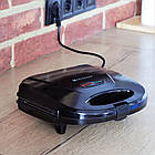 Сендвічниця з мармуровим покриттям, 1000Вт, EB-64421 / Бутербродниця електрична / Мультимейкер для дому, фото 2