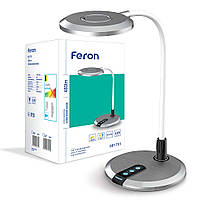 Настільний світлодіодний світильник Feron DE1731 8Вт срібло