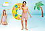 Надувне коло Intex 56261 "Tropical Fruit Pineapple", з ручками, 107 см, фото 6