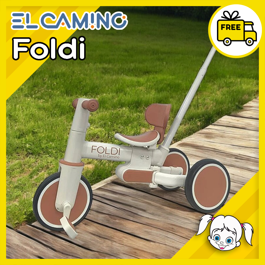 Велосипед-трансформер дитячий з батьківською ручкою El Camino Foldi 1202