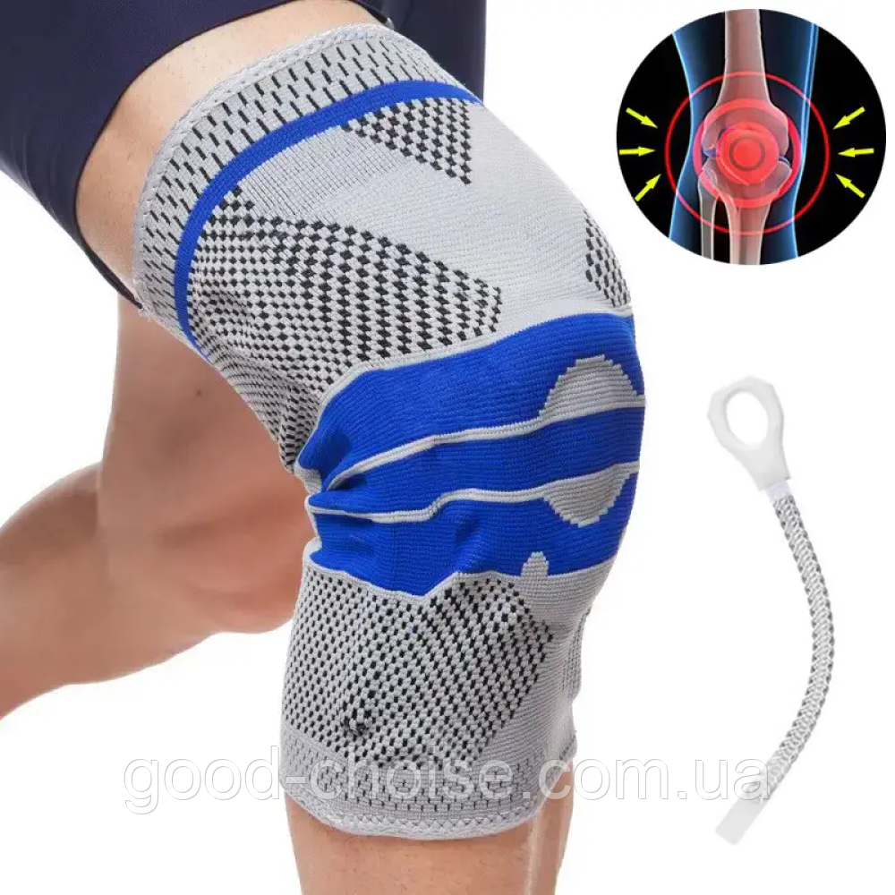 Бандаж колінного суглоба середньої фіксації, KNEE SUPPORT AA-18 / Бандаж на коліно / Фіксатор коліна / Наколінник, фото 1