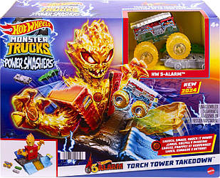 Хот Вілс Монстер трак Hot Wheels Monster Trucks Power 5-Alarm Torch Tower Takedown HTP39
