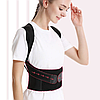 Регульований коректор постави (M-XXL), Універсальний розмір / Грудопоперековий корсет для корекції постави, фото 4