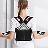 Регульований коректор постави (M-XXL), Універсальний розмір / Грудопоперековий корсет для корекції постави, фото 5