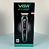Бездротова машинка для стрижки волосся + 4 насадки, VGR V-075 / Професійна машинка тример для стрижки, фото 10