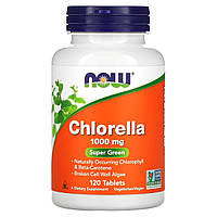 Хлорелла Now Foods (Chlorella) 1000 мг 120 таблеток