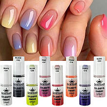 Спрей-пудра для ефекту омбре Colorful Ombre Spray Дизайнер (7г) для дизайна ногтей