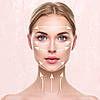 Ролик-масажер для обличчя від батарейок, 2 насадки, Flawless Facial Roller / Ролер для обличчя / Роликовий масажер, фото 2