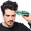 Акумуляторна машинка для стрижки 4 насадки, з USB, V-660 / Чоловічий тример для стрижки / Тример для бороди, фото 2