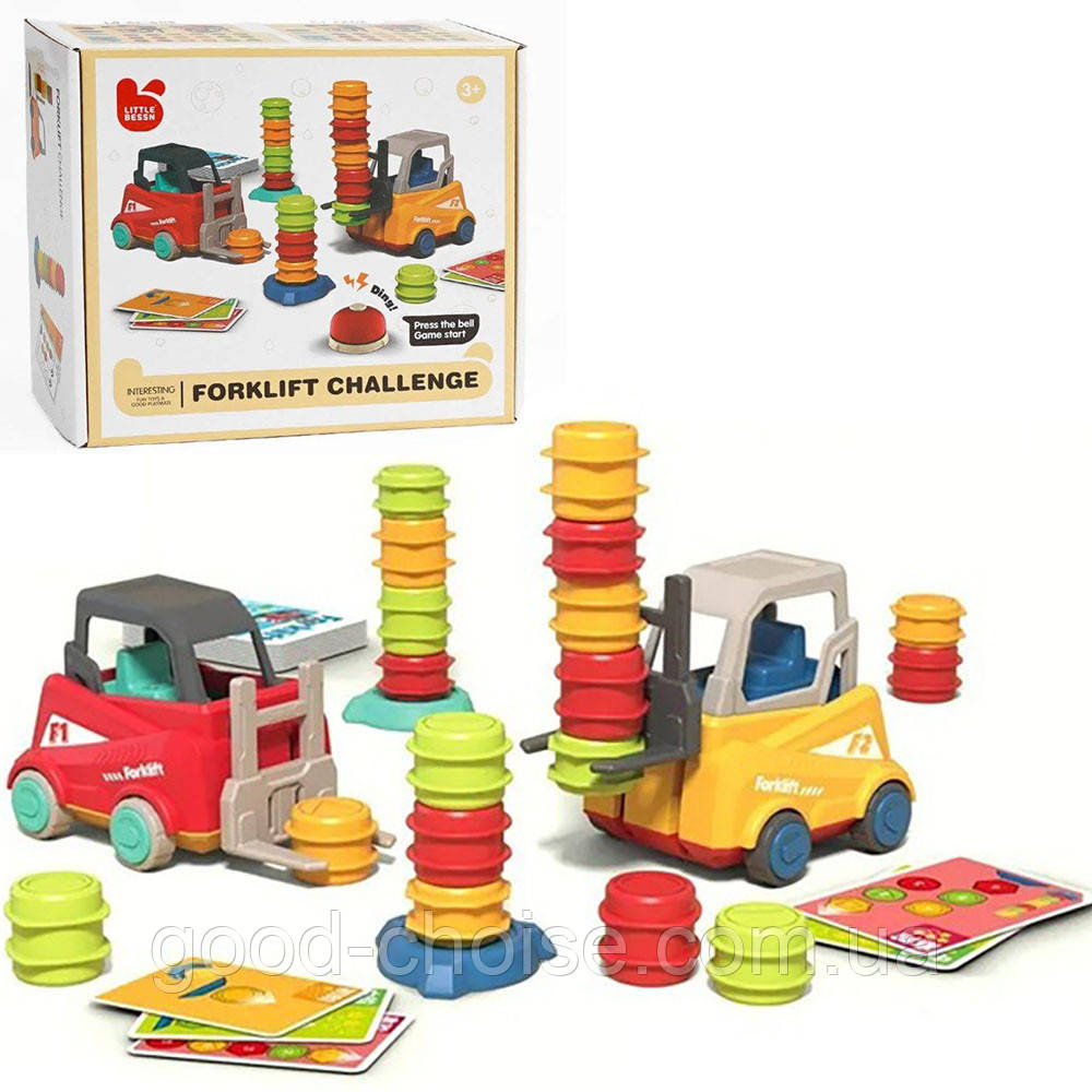 Настільна гра для дітей Змагання навантажувачів, 202-1Y / Логічна гра / Настільна дитяча гра, фото 1