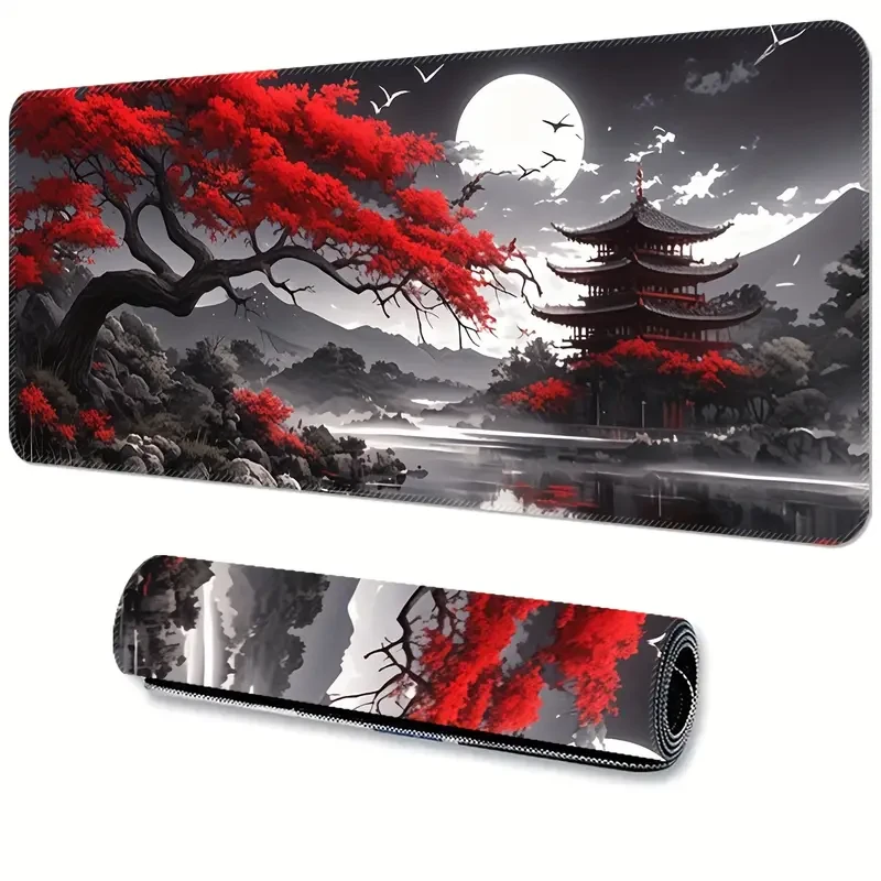 Килимок для миші з дизайном японського пейзажу, розмір 80/30, фото 1