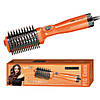 Фен щітка для волосся 800Вт, від мережі, VGR V-497, Помаранчевий / Фен стайлер для укладання та завивки / Фен з гребінцем, фото 8