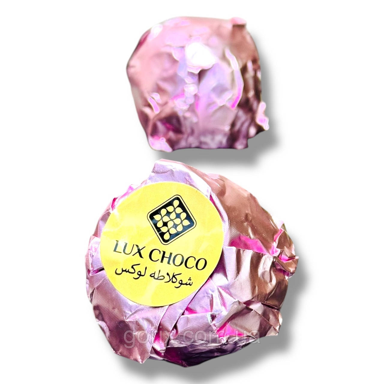 Цукерки преміумкласу Lux Choco фісташка/клюква в молочному шоколаді 2 шт.