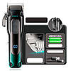 Акумуляторна машинка для стрижки (8 насадок), USB, VGR V-013, Зелений / Тример для стрижки, фото 3