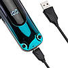 Акумуляторна машинка для стрижки (8 насадок), USB, VGR V-013, Зелений / Тример для стрижки, фото 7