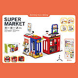 Дитячий супермаркет 668-147 магазин на 65 деталей звук світло, фото 4