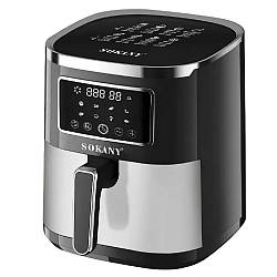 Сенсорна аерофритюрниця на 7л, 1700Вт, Sokany SK-10052 / Кухонний аерогриль / Мультипіч