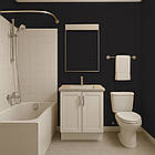 Кольорова Фарба СИЛІКОНОВА Skyline для вологих приміщень 9000-N (C) Нуар 1л, фото 4