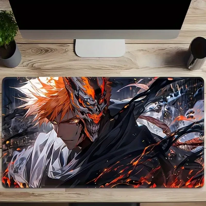 Великий килимок для миші з дизайном аніме-хлопця, розмір 60/35, фото 1