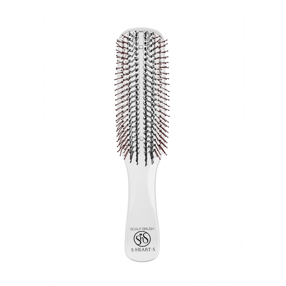 Розчіска для волосся срібляста S-Heart-S Scalp Brush for Professional Long Silver