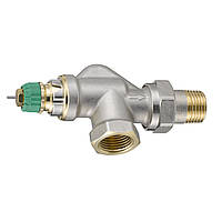Клапан радіаторний під термоголовку Danfoss RA-DV 1/2" кутовий горизонтальний (013G7710)