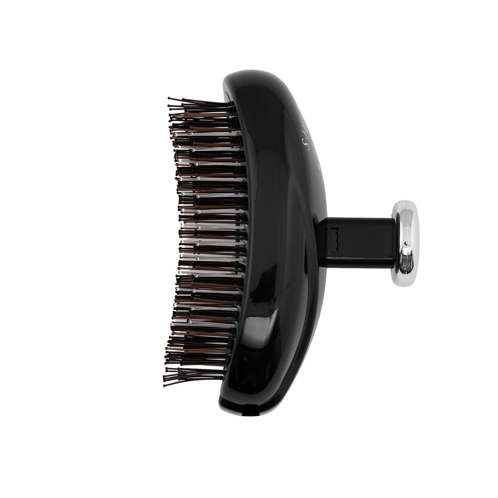 Розчіска для шкіри голови чорна S-Heart-S Scalp Brush Palm Royal Black