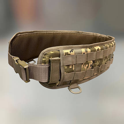 Пояс розвантажувальний з Моллі, Піксель, WINTAC, Cordura 1000D, варбелт, покращений тактичний бойовий пояс, розвантаження поясне, фото 1