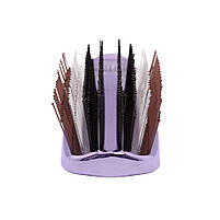 Розчіска для волосся фіолетова S-Heart-S Scalp Brush World Premium Long Purple, фото 4