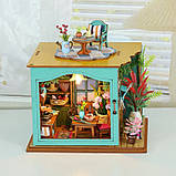 Румбокс Квіткова кухня Flower Kitchen DIY Miniature Dollhouse Kit MN-002, фото 4