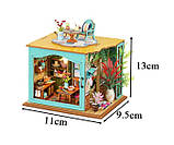 Румбокс Квіткова кухня Flower Kitchen DIY Miniature Dollhouse Kit MN-002, фото 5