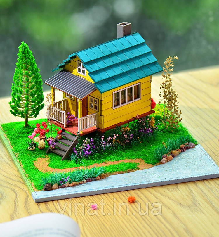 Румбокс Хата Барлоу Barlow Garden Greenhouse DIY Miniature Dollhouse Kit BM-380