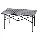 Стіл розкладний туристичний з чохлом для відпочинку на природі SC09SZ СІРИЙ, фото 4