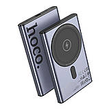 Універсальна Мобільна Батарея Power Bank Hoco Q32 Bird PD20W wireless magnetic 5000mAh Колір Титанове золото, фото 6