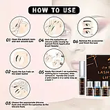 Набір Lash&Brow Lift Kit Jia Shang Xiu для біозавивки та ламінування вій та брів, фото 3