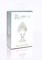 Скляна анальна пробка ToyJoy Brilliant Star