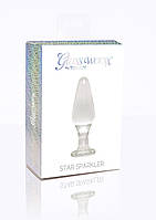 Скляна анальна пробка ToyJoy Glass Worxx Star Sparkler