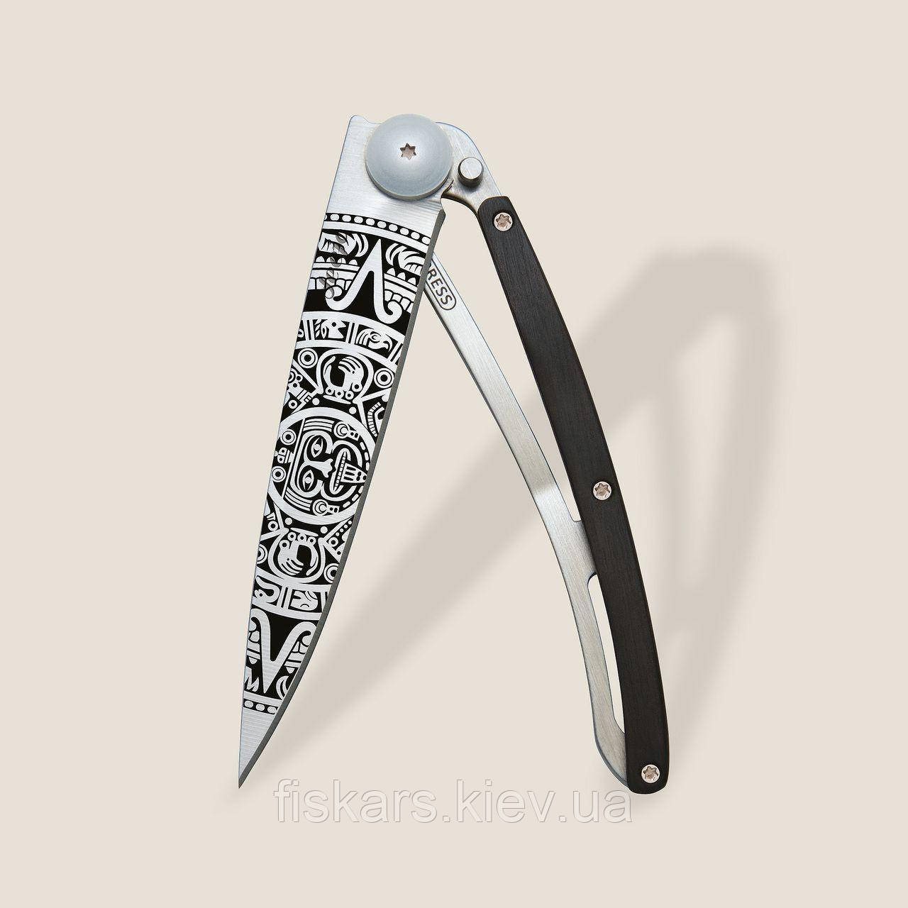 Ніж Deejo 37G Ebony Wood Aztec Sun (1CB000073)