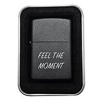 Запальничка на подарунок "FEEL THE MOMENT" — Подарунок для тих, хто цінує кожну мить