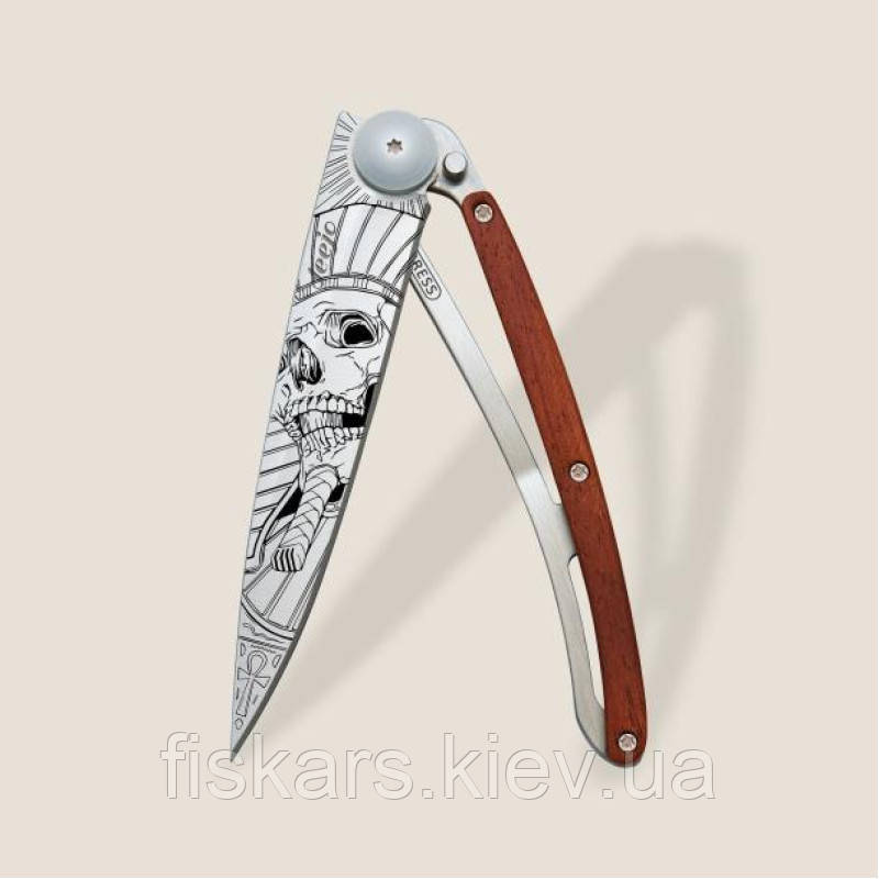 Ніж Deejo 37G Corall Wood Pharaon Skull (1CB000075)