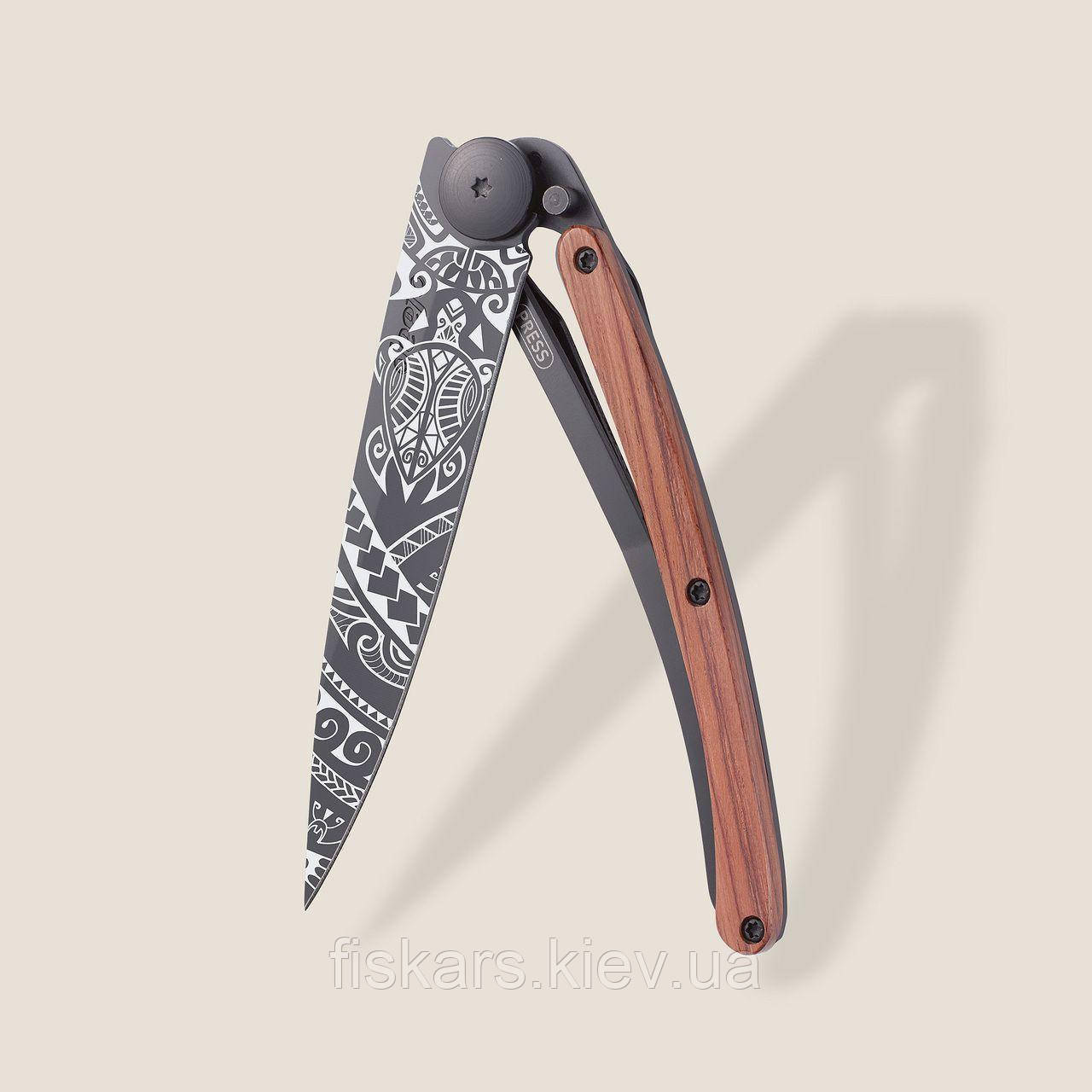Ніж Deejo 37G Corall Wood Polynesian (1GB000139)