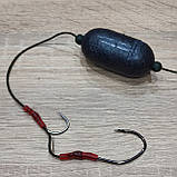 🇺🇦 Готова оснастка на лідкорі «Catfish» для лову сома з підводним поплавком , 2 гачка 🇺🇦, фото 5