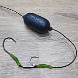 🇺🇦 Готова оснастка на лідкорі «Catfish» для лову сома з підводним поплавком , 2 гачка 🇺🇦, фото 8