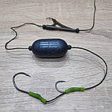 🇺🇦 Готова оснастка на лідкорі «Catfish» для лову сома з підводним поплавком , 2 гачка 🇺🇦, фото 9