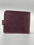 Гаманець шкіряний DELI Card бордо, фото 3