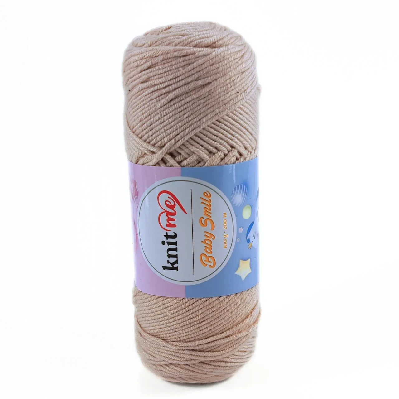 Пряжа Baby Smile/Бебі Смайл, латте KNS023, Knit Me, фото 1