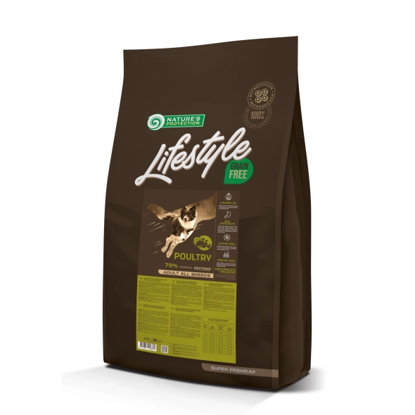 Сухий корм для собак всіх порід Nature's Protection (Нейчерс Протекшен) Lifestyle Adult з птицею 10 кг