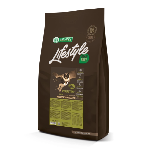 Сухий корм для собак всіх порід Nature's Protection (Нейчерс Протекшен) Lifestyle Adult з птицею 17 кг